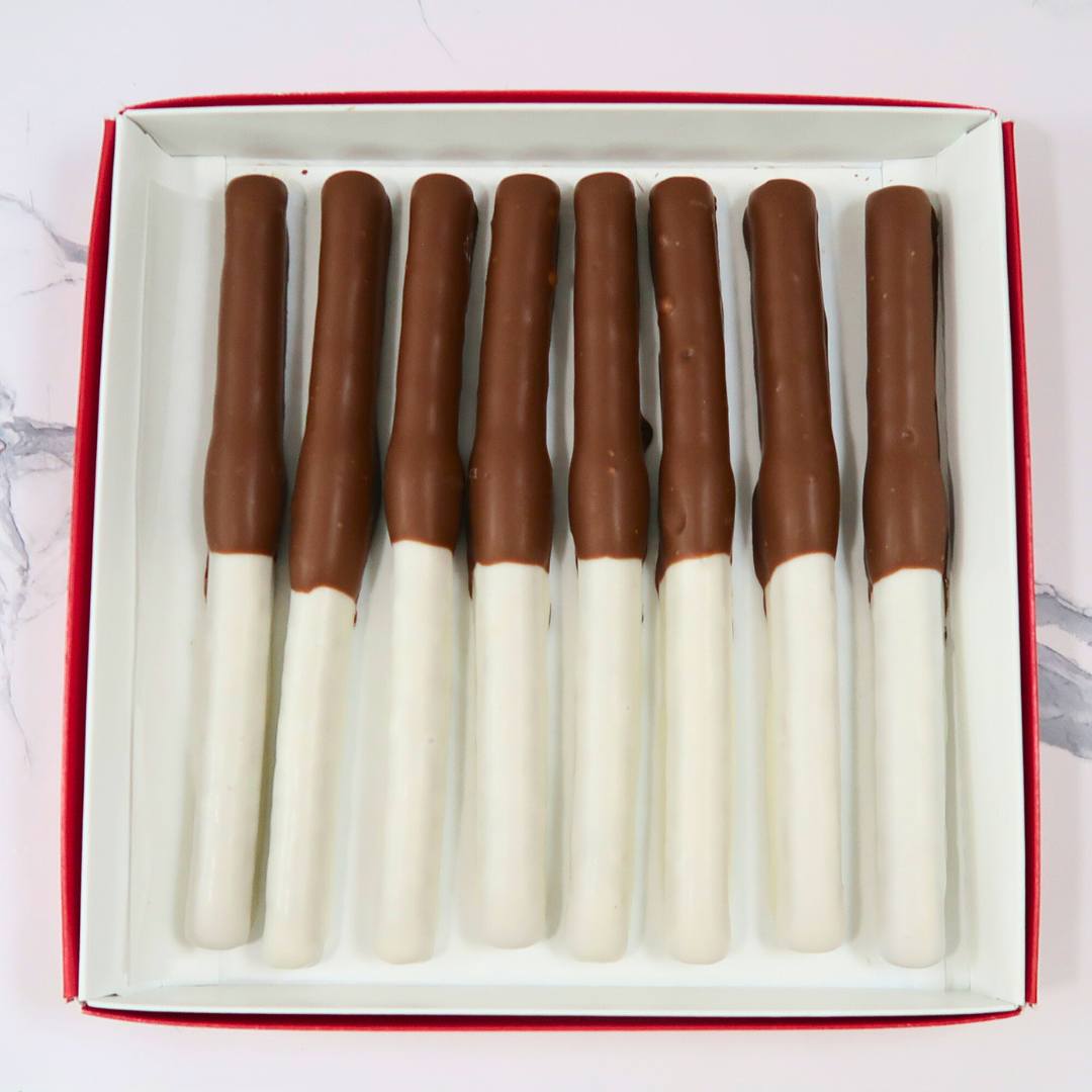 Double Dipped Pretzel Rods
