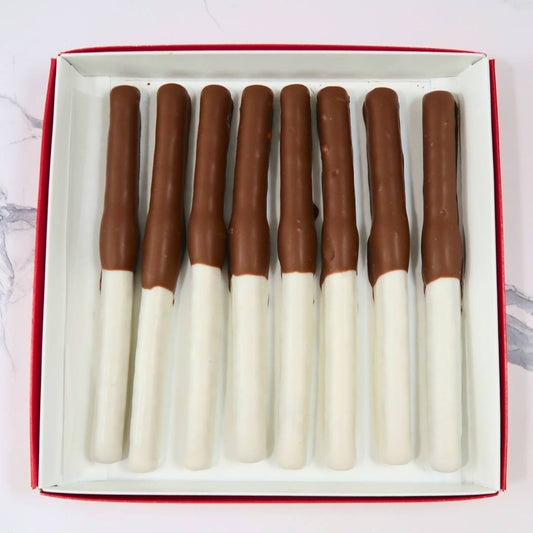 Double Dipped Pretzel Rods