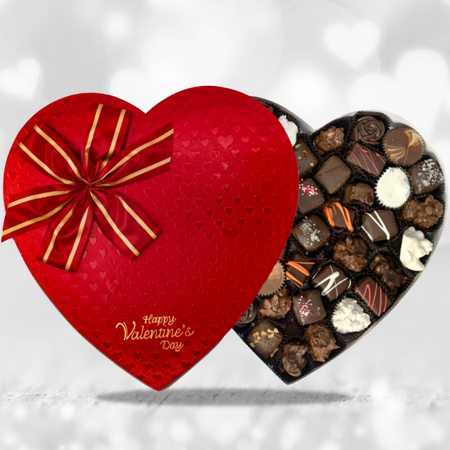 Large Foiled & Bowed Box of Chocolates