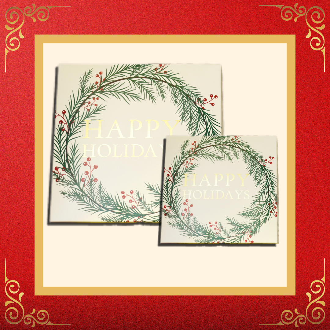 Holiday Wreath Chocolate Box