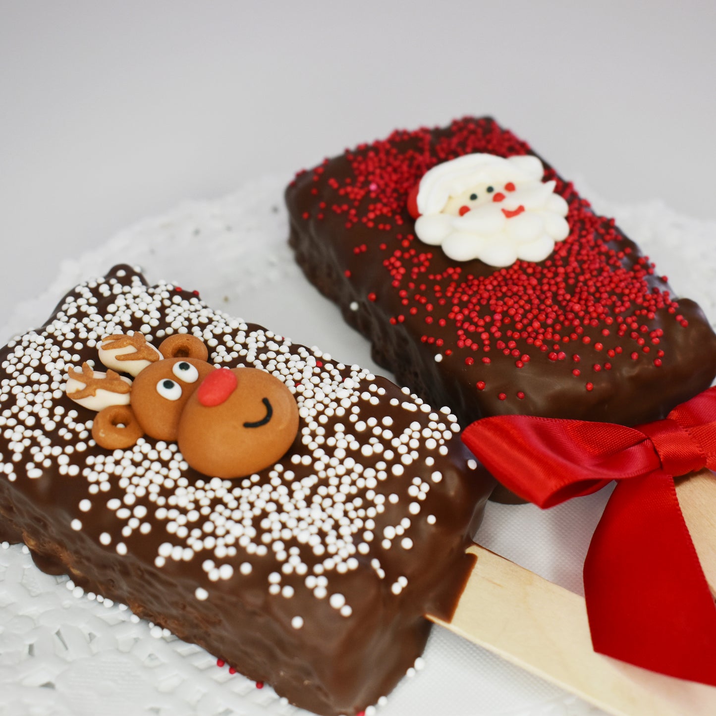 Christmas Rice Crispie Pop