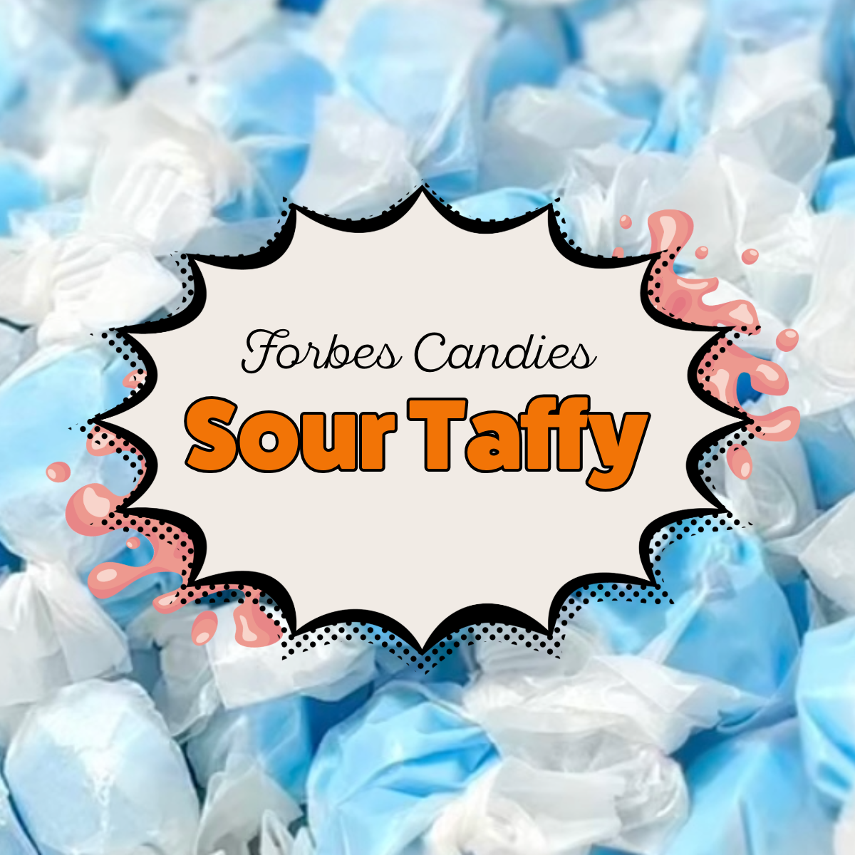 Sour Blue Raspberry Taffy