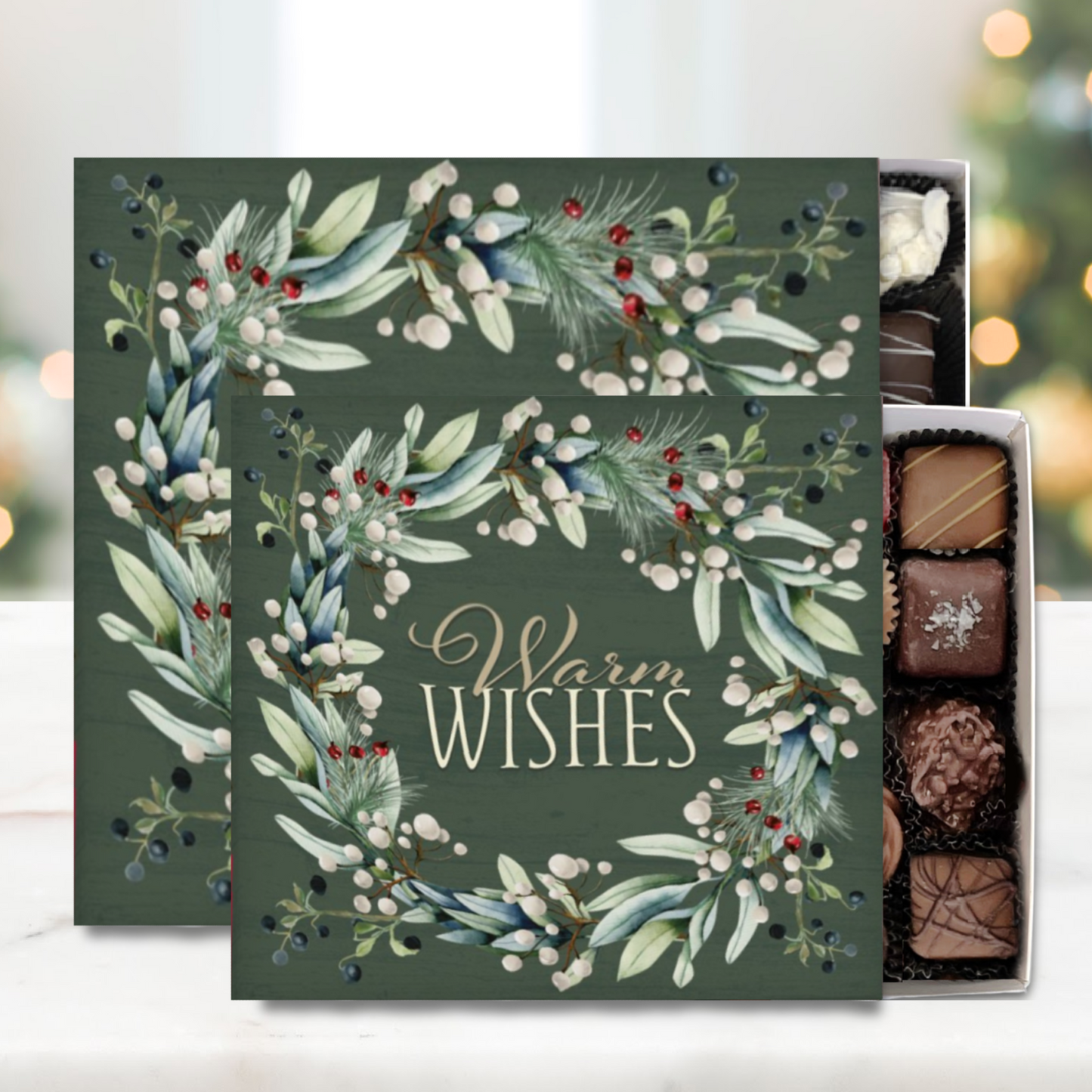 Warm Wishes Chocolate Box