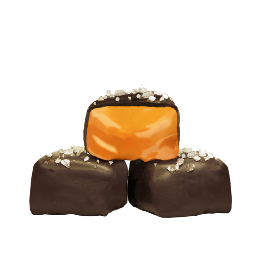 Dark Chocolate Sea Salt Caramels