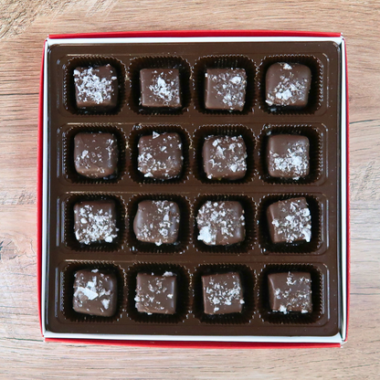 Fall Dark Chocolate Sea Salt Caramels