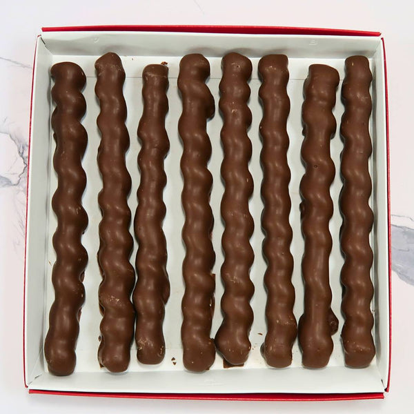 Milk Chocolate Caramel Pretzel Rod – Forbes Candies