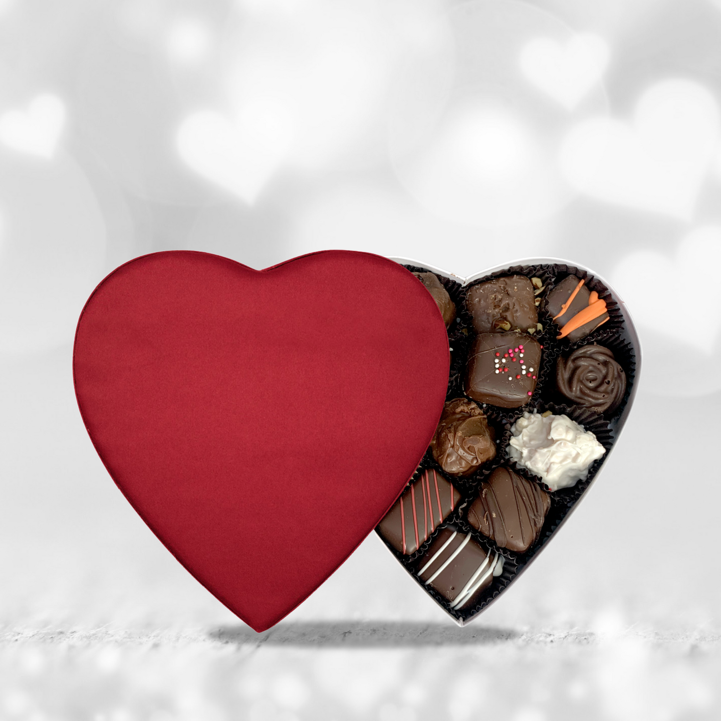 Small Satin Box Of Chocolates