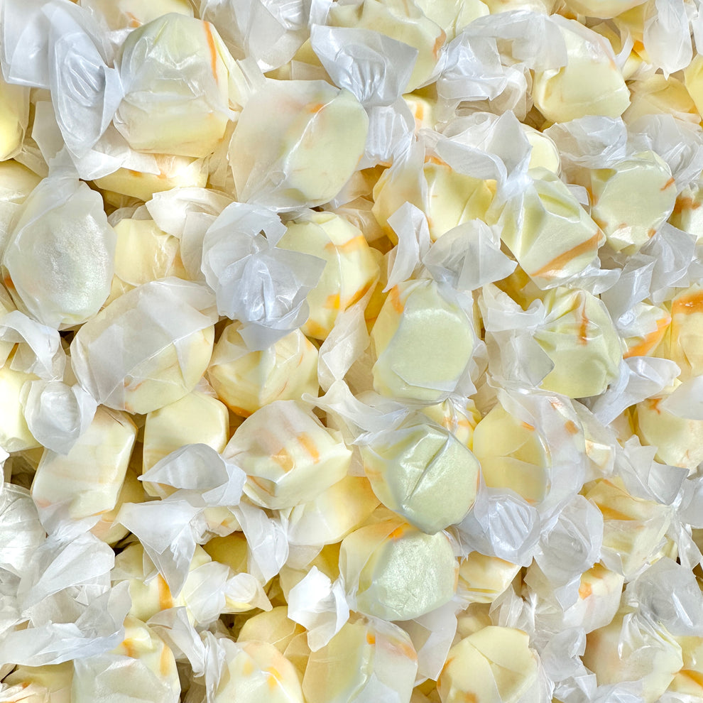 Buttered Popcorn Salt Water Taffy – Forbes Candies
