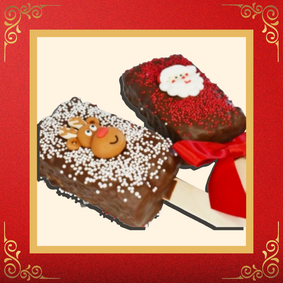 Christmas Rice Crispie Pop