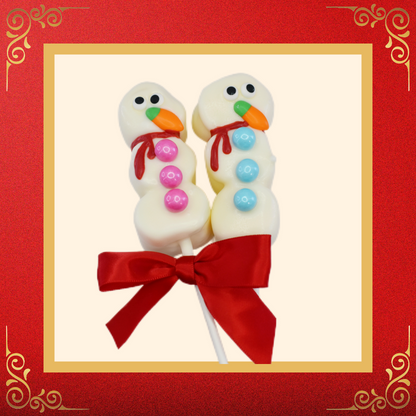 Marshmallow Snowman Pop