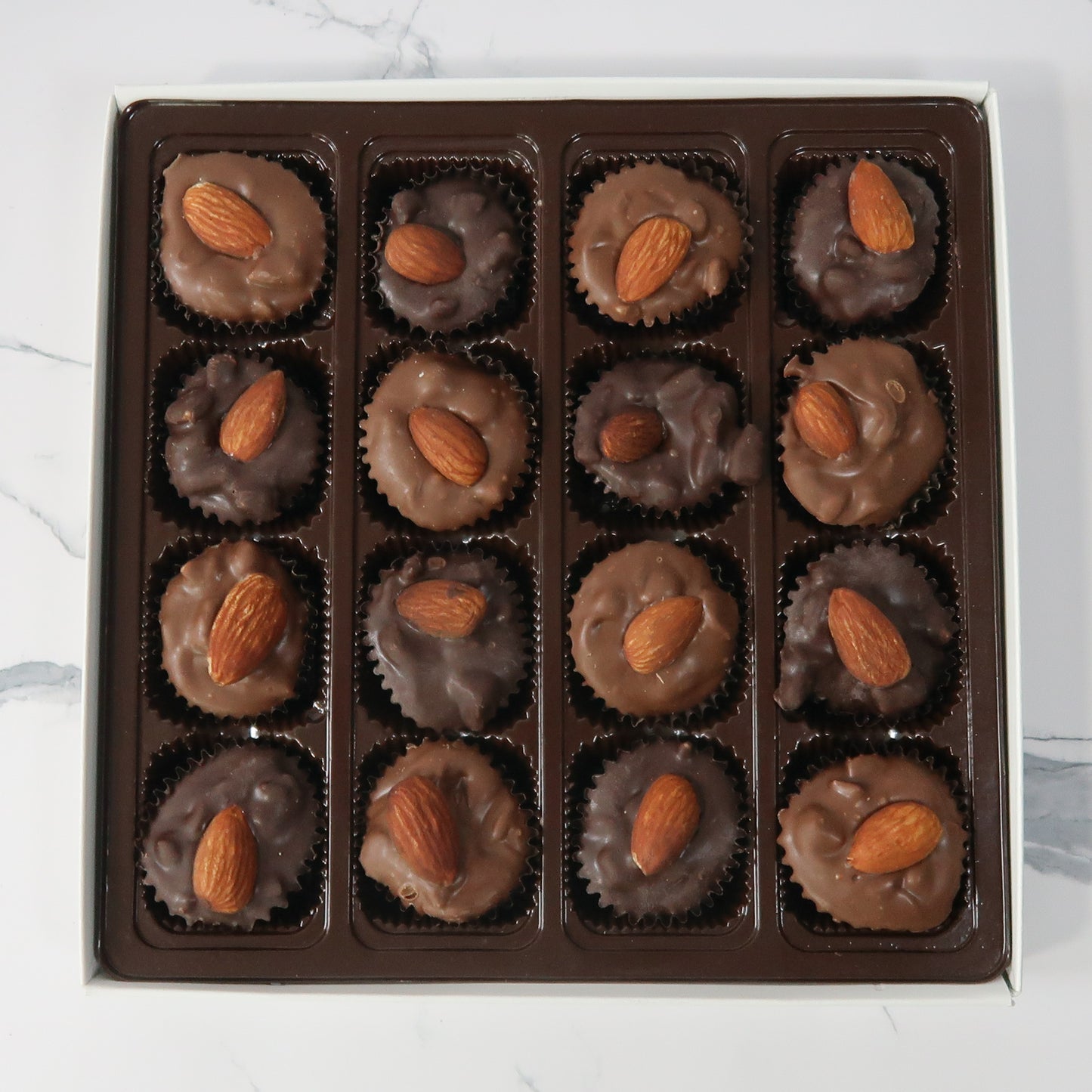 Chocolate Almond Clusters