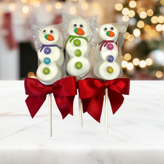 Marshmallow Snowman Pop