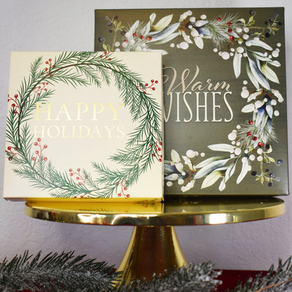 Holiday Wreath Chocolate Box