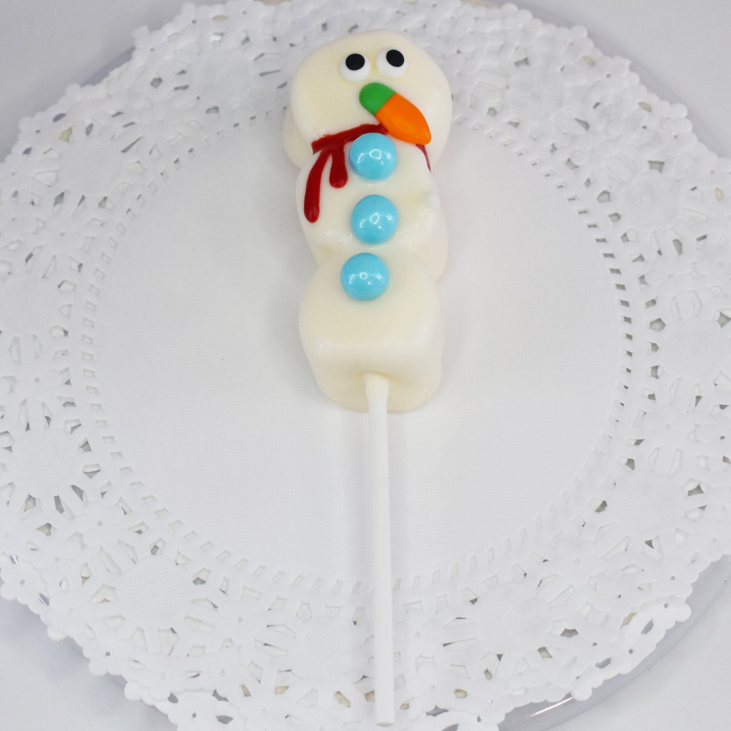Marshmallow Snowman Pop