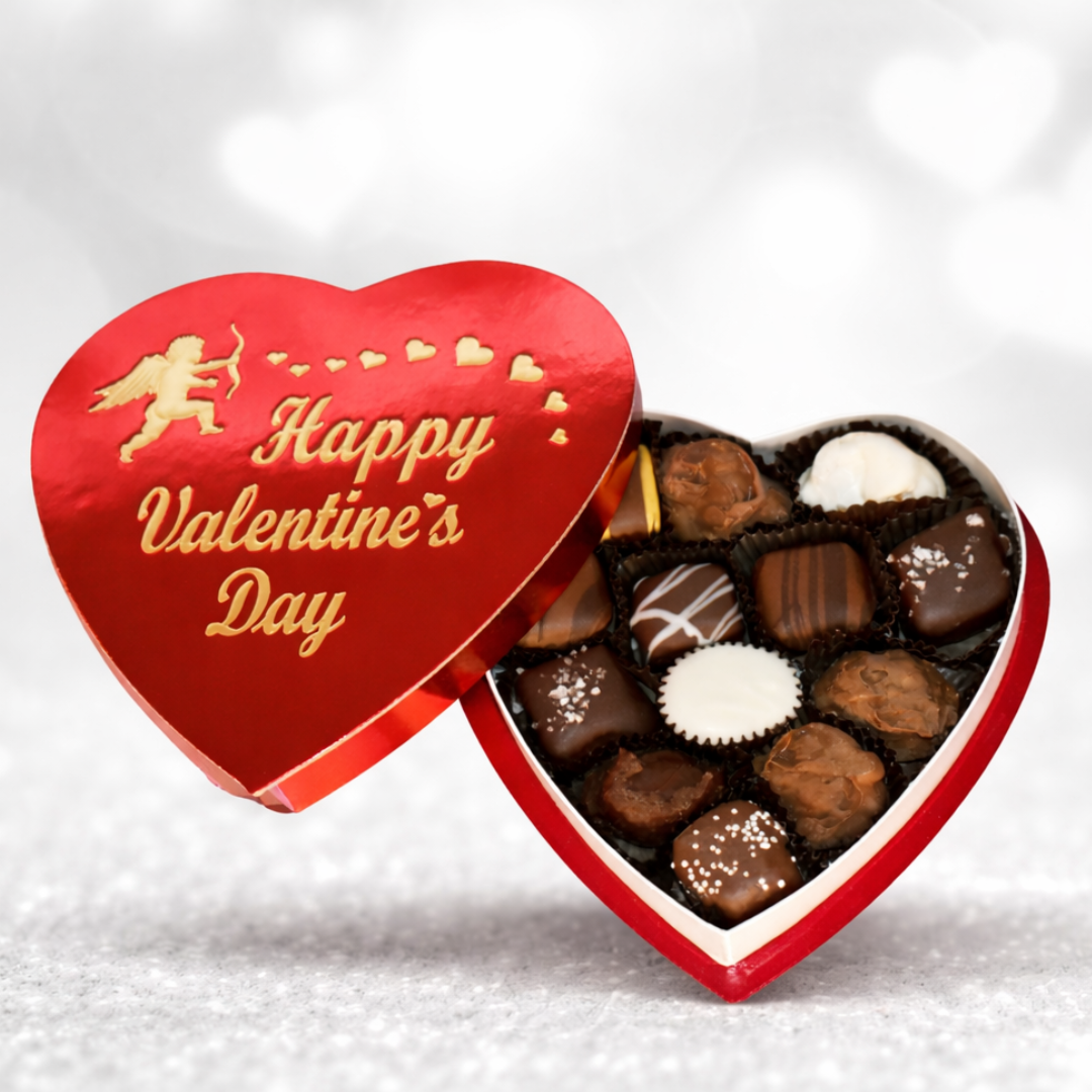 Small Classic Heart Valentine’s Chocolate Box