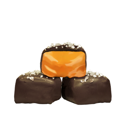 Dark Chocolate Sea Salt Caramels